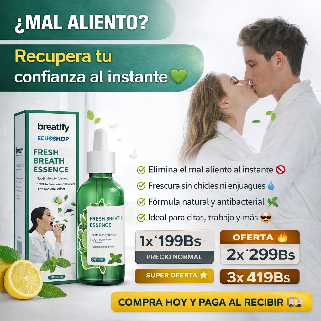 Breatify Gotas Anti Mal Aliento – 30ml