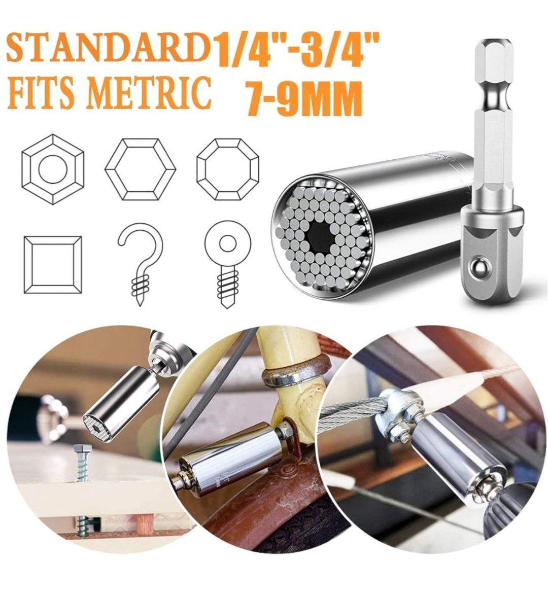 Llave Universal Ajustable 7-19mm – Adaptador Inteligente Multiuso