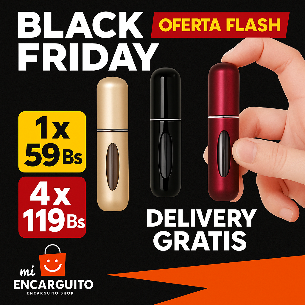 Mini Spray Perfumero Portátil – Recargable y Compacto