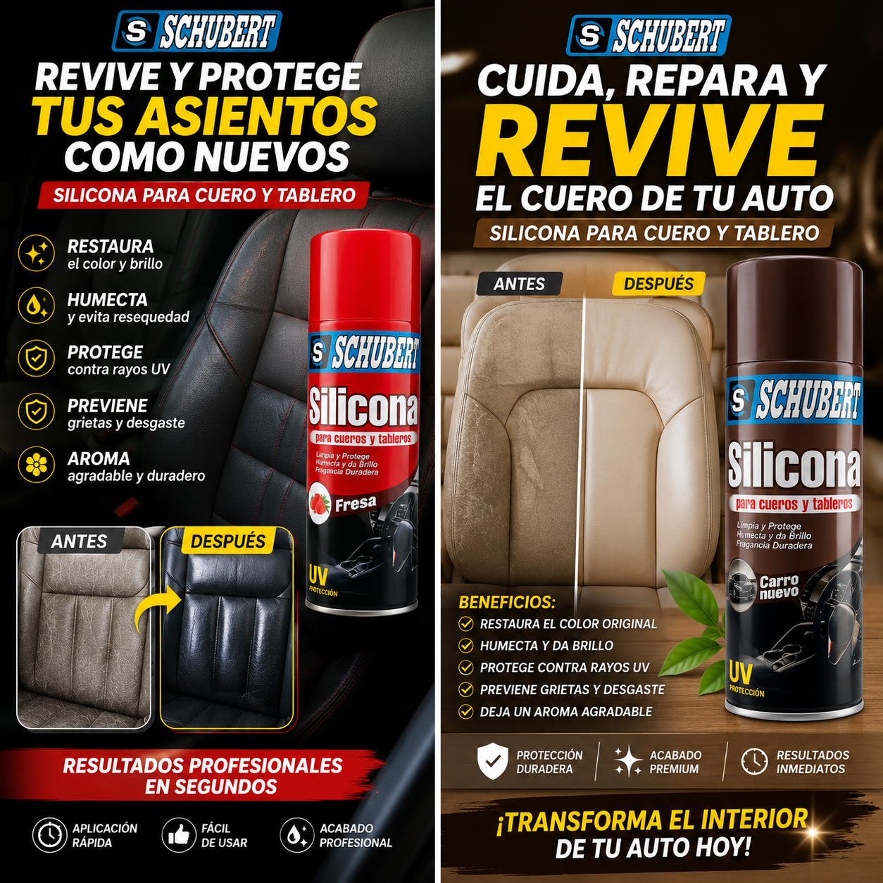 Silicona para Cuero y Tablero Schubert 450ml