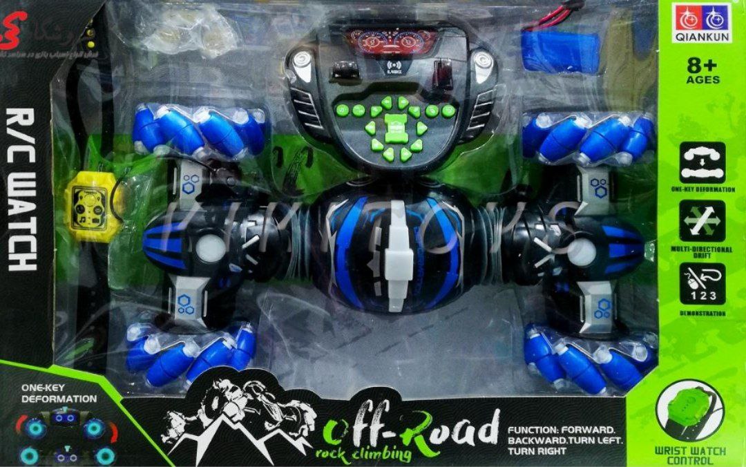 Coche Acrobático 4x4-Control por Gestos + Control Remoto