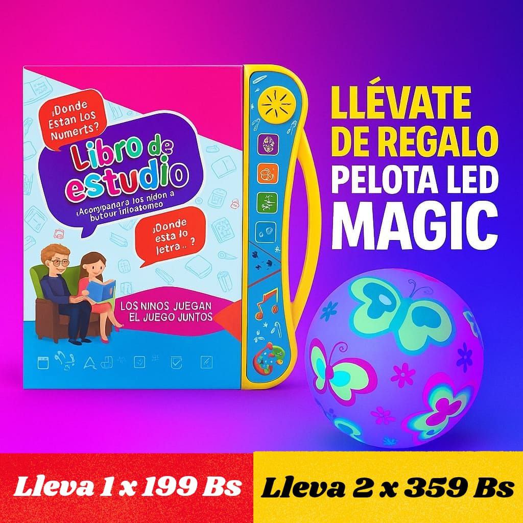 Libro Mágico Interactivo Inglés – Español