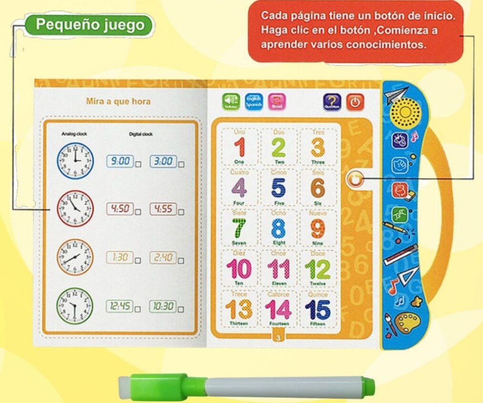 Libro Mágico Interactivo Inglés – Español