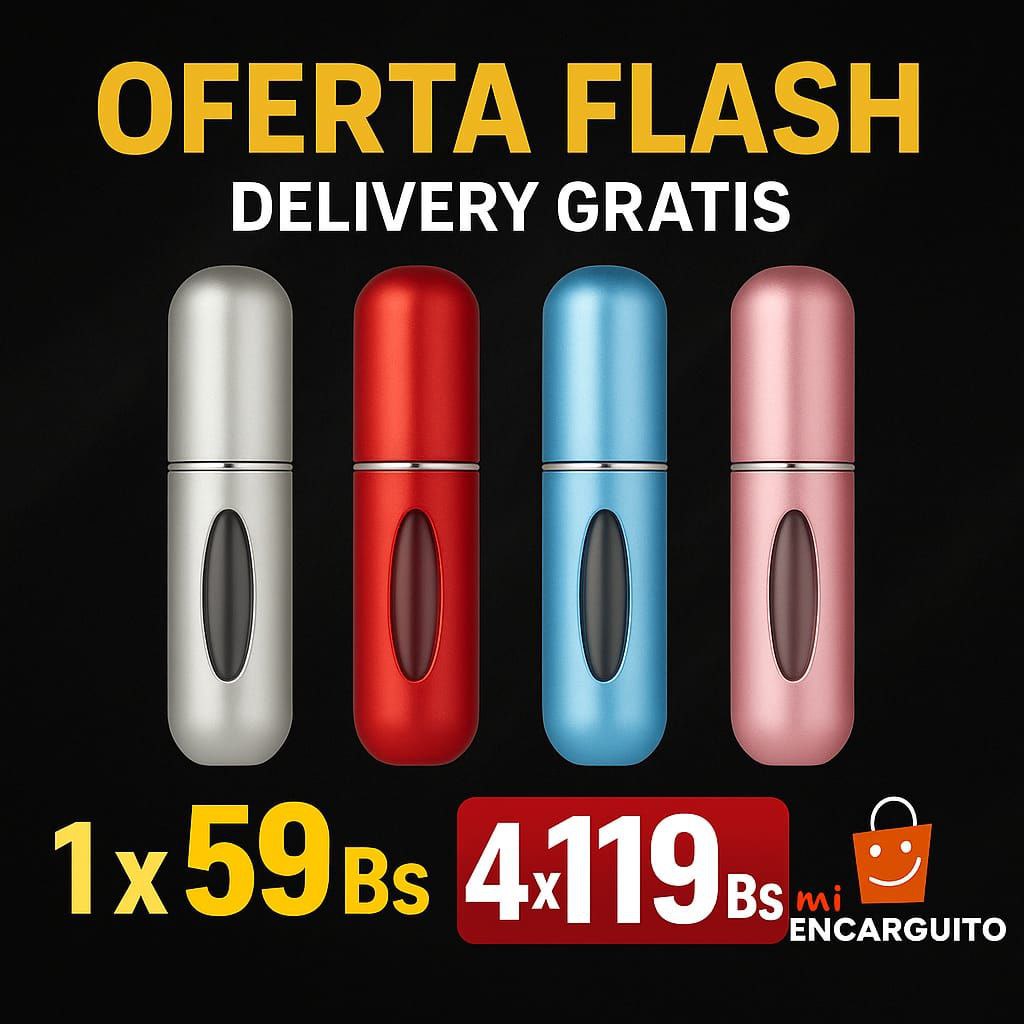 Mini Spray Perfumero Portátil – Recargable y Compacto